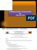 UNAM - Formulación y Evaluación de Proyectos I