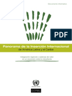 CEPAL Panorama de La Inserción Internacional de América Latina y El Caribe 2014 (1)