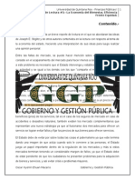 Oscar Ehuan - Finanzas Públicas l - Reporte de Lectura 3- La Economia Del Bienestar, Eficiencia Frente Equidad