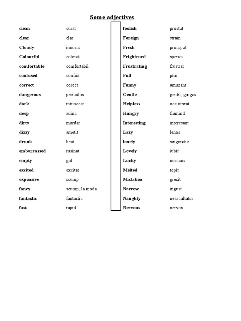 Adjectives | PDF