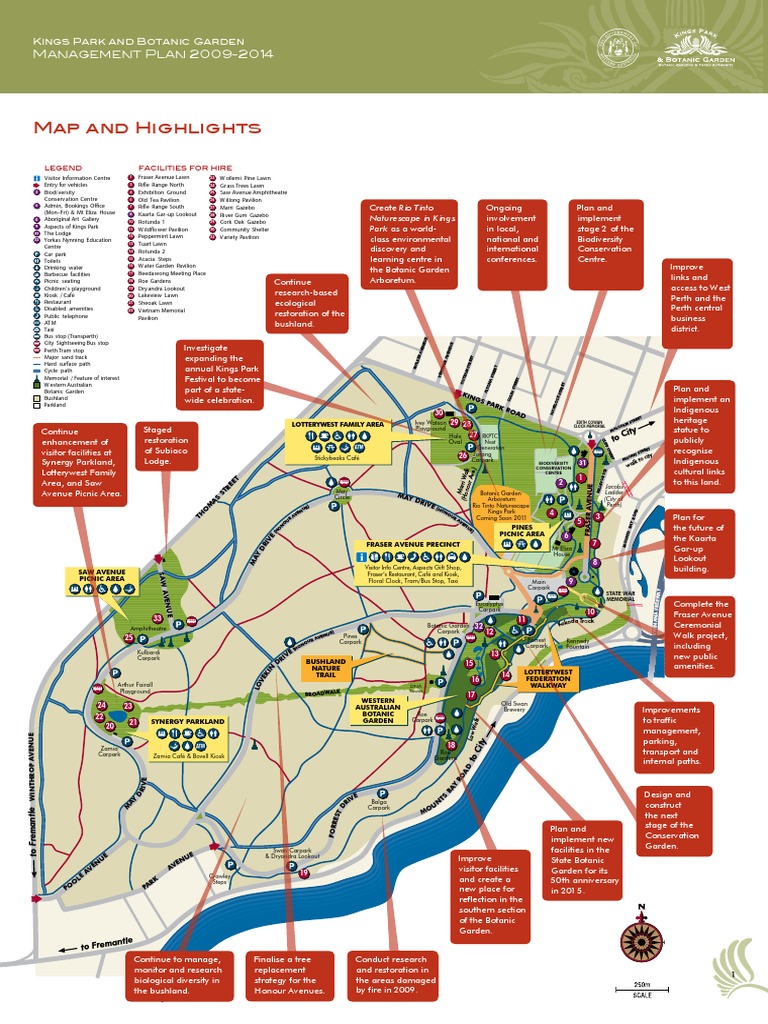 Kings Park Management Plan 2009-2014 Highlights | PDF | Landscape ...