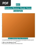 Download Good WW1 Notes HSC by Gen SN256754620 doc pdf