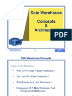 Data Warehouse Concepts and Architecture