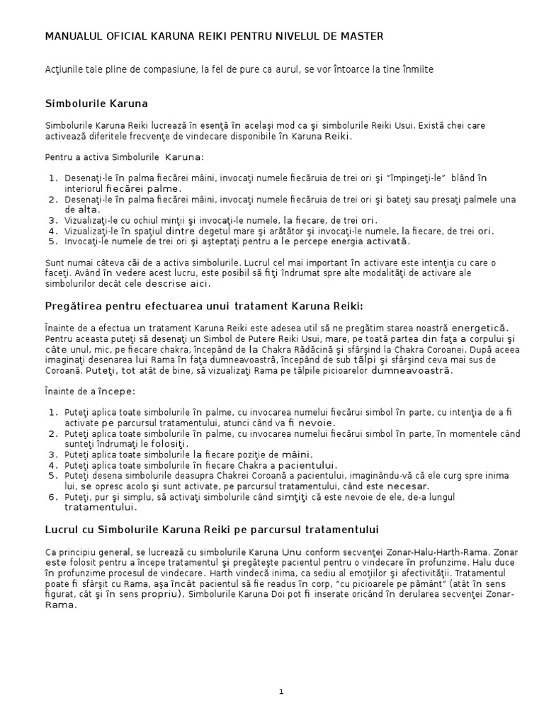 Karuna Master | PDF