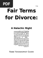 Download Fair Terms for Divorce A Halachic Right by YehoishophotOliver SN256755739 doc pdf