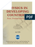 Physics in Developing Countries - Past, Present and Future
