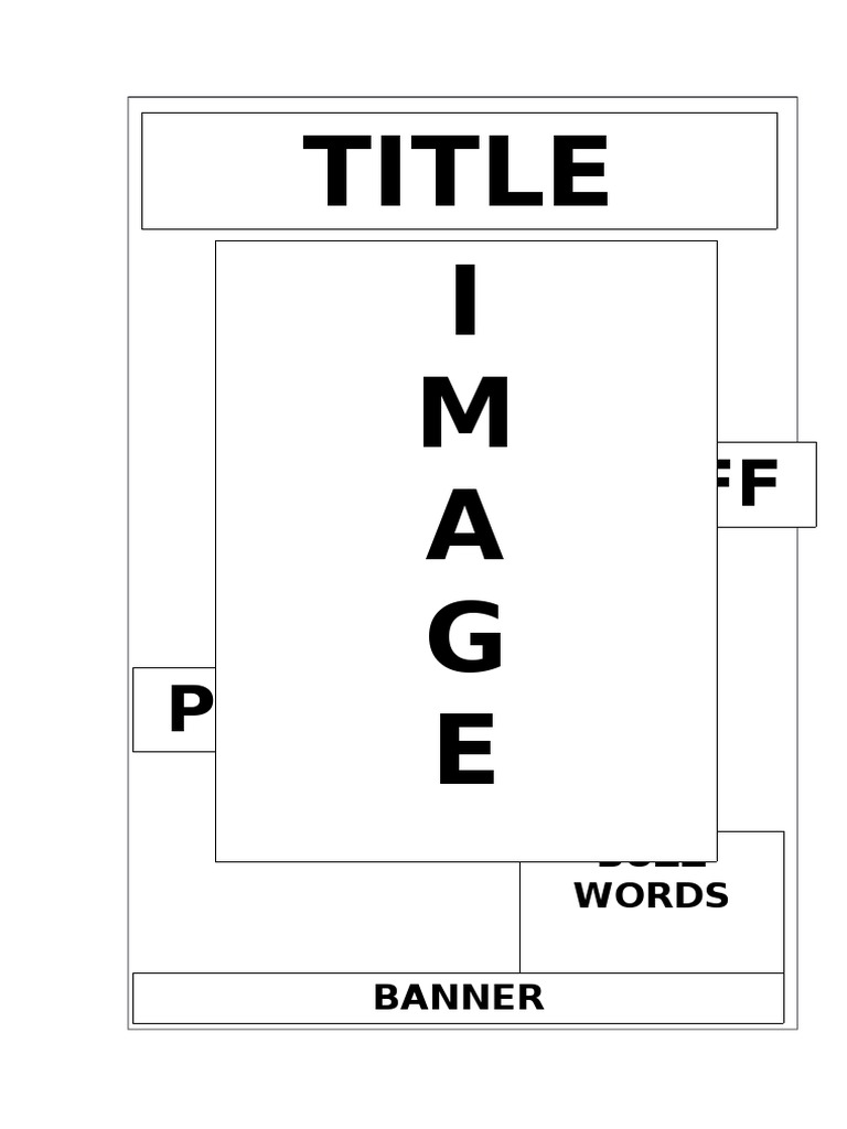 Layout of Front Cover | PDF