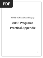 8086 Lab Exercises