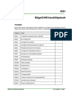 EdgeCAM Kezdőlépések