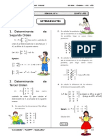 Determinantes de matrices de orden 2 y 3