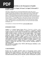 Download 2014 Syphilis Guideline European by evalubis SN256769959 doc pdf