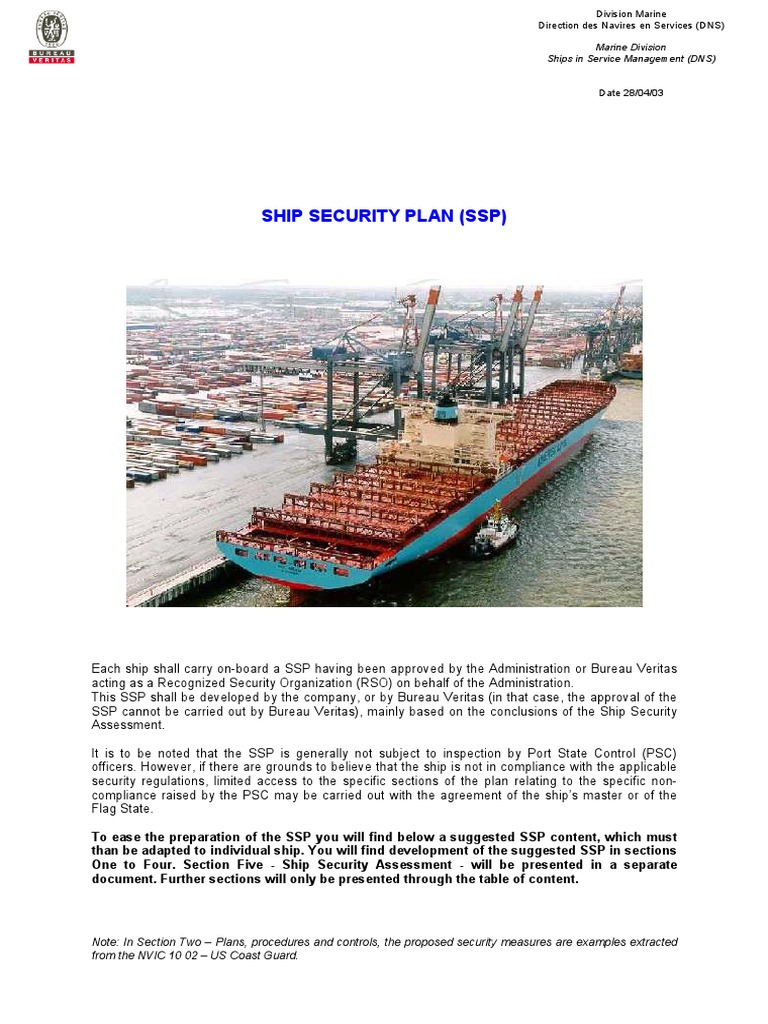 Ship Security Plan Security Guard Online Safety & Privacy