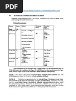 Recruitment of Sas Apprentices in Cgda Examination, 2010