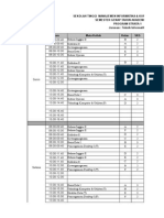 Jadwal Kuliah Genap 2015