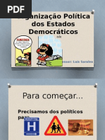 Formação - Organização Política Dos Estados Democráticos