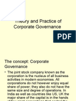 36 Theory and Practice of Corporate Governance