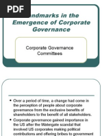 25 Landmarks in Corporate Governance