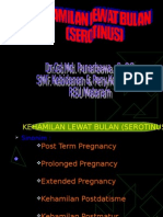 Kehamilan Lewat Bulan (Serotinus