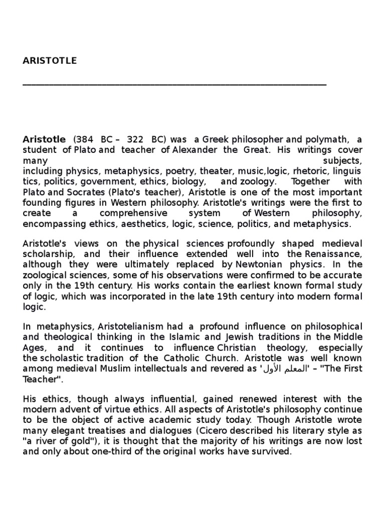 Aristotle | PDF | Jawaharlal Nehru | Aristotle