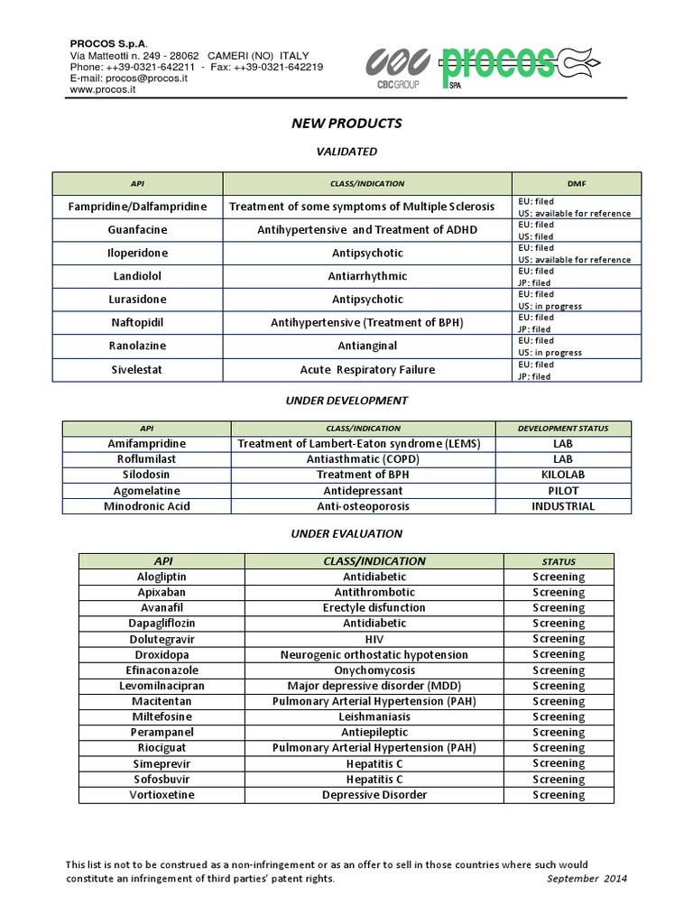 New APIs: Validated, Developing, Evaluating | PDF