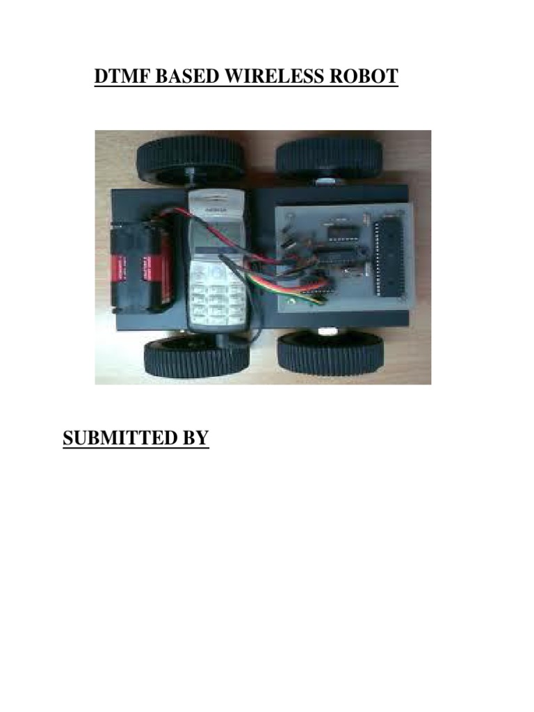 DTMF Based Wireless Robot | PDF