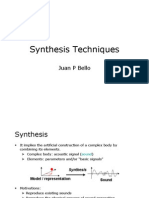 Synthesis Techniques: Juan P Bello