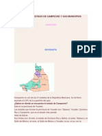 Geografía Del Estado de Campeche y Sus Municipios