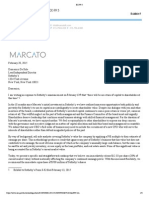 Marcato's February 20th Letter to Sotheby's Board