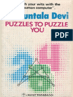 Puzzles to Puzzle You by shakuntala devi 