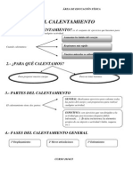 El Calentamiento 3º-4º