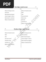 Control Account Reconciliation Statement