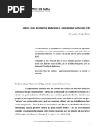 Sobre Crise Ecológica, Violência e Capitalismo no Século XXI