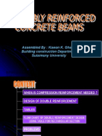 Bending Beam With Double Reinforcement