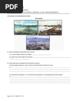 Exercícios Geografia 6 ano 