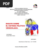 Ensayo Sistema Político Venezolano