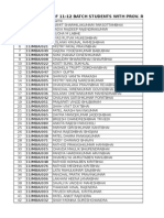 1 SEM List of 11-12 Batch