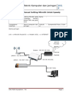 Setting Mikrotik Untuk Speedy