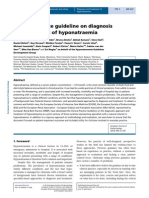 clinical practice guideline on diagnosis and treatment of hyponatraemia