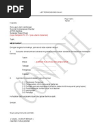 Contoh Surat Panggilan Mesyuarat