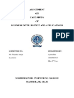 Assignment ON Case Study OF Business Intelligence and Applications