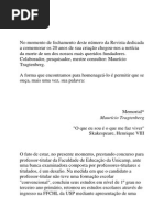 Maurício Tragtenberg Memorial