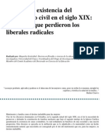 ARISTIZÁBAL, Magnolia, La Efímera Existencia Del Matrimonio Civil en El Siglo XIX Un Debate Que Perdieron Los Liberales Radicales