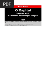O Capital-Karl Marx Capítulo XXIV