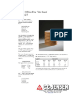 CJC Off-Line Fine Filter Insert: Application