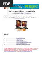 Ultimate Guitar Chord Chart