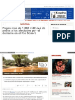 18-02-2015 Pagan Más de 1,000 Millones de Pesos A Los Afectados Por El Derrame en El Río Sonora