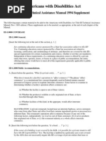 ADA Title III Technical Assistance Manual Supplement