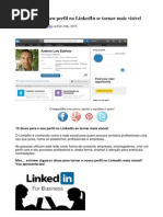 10 Dicas Para o Seu Perfil No LinkedIn Se Tornar Mais Visíve1