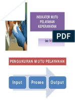 Indikator Mutu Pelayanan Keperawatan