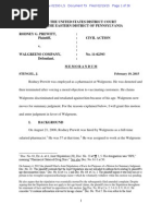 Prewitt v. Walgreens